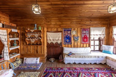 Babadag, Denizli, Türkiye 4 Mart 2024; Babadag Türk Kültür Tarihi ve Sanat Evi. Babadag tarihini ve kültürünü anlatan bir müze..