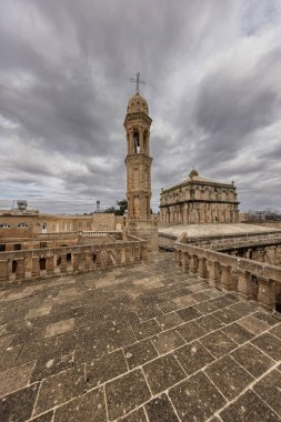 Türkiye 'nin Hah, Mardin ilçesi olarak da bilinen Anitli köyündeki Kutsal Meryem' e adanmış Suriye Ortodoks Kilisesi. Tarihi Mardin Midyat Meryem Kilisesi.