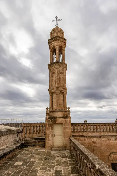Türkiye 'nin Hah, Mardin ilçesi olarak da bilinen Anitli köyündeki Kutsal Meryem' e adanmış Suriye Ortodoks Kilisesi. Tarihi Mardin Midyat Meryem Kilisesi.