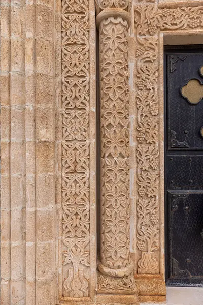 stock image The Mor Eliyo Church, a Syriac Ancient Orthodox Church, opened for worship in Yemisli (Enhil) Village of Midyat, Mardin.