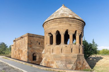 Emir Bayindir Mezarı. Ahlat, Bitlis, Türkiye. Emir Bayindir Cupola (Kumbet) Ahlat 'ta.