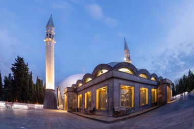 Istanbul Turkey, May 4, 2023; Sakirin Mosque long exposure Uskudar, Istanbul Turkey. clipart