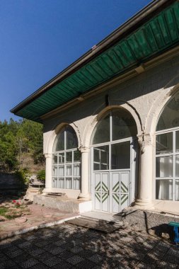 Inay köyü Ulu Camii. Ulubey, Usak 'taki Inay köyünden manzara.