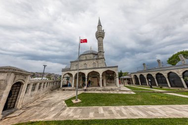 Uskudar Istanbul Turkey 06 May 2023; Semsi Pasha Mosque is the work of the Ottoman architect Sinan. Semsi Pasha Mosque is known among the public as the Kuskonmaz Mosque. Uskudar, Istanbul. clipart