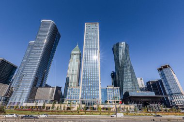 İstanbul, Türkiye 08 Ekim 2024; İstanbul Atasehir Finans Merkezi. İstanbul Finans Merkezi (IFC), Atasehir, İstanbul, Türkiye. Küresel Finans Hizmetleri Merkezi.