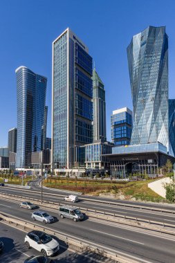 İstanbul, Türkiye 08 Ekim 2024; İstanbul Atasehir Finans Merkezi. İstanbul Finans Merkezi (IFC), Atasehir, İstanbul, Türkiye. Küresel Finans Hizmetleri Merkezi.