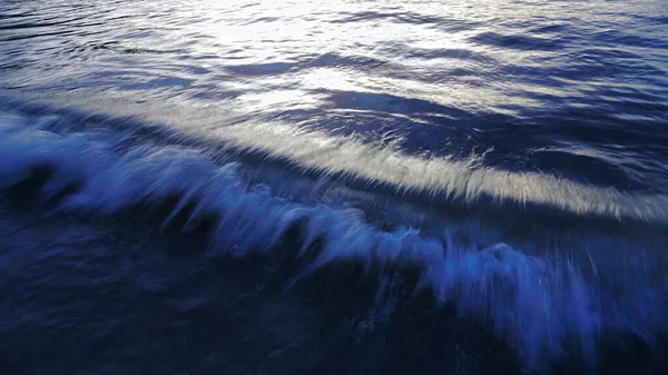 Синій Водяний Фон Поверхня Морської Океанічної Води Спокійна Морська Поверхня — стокове фото