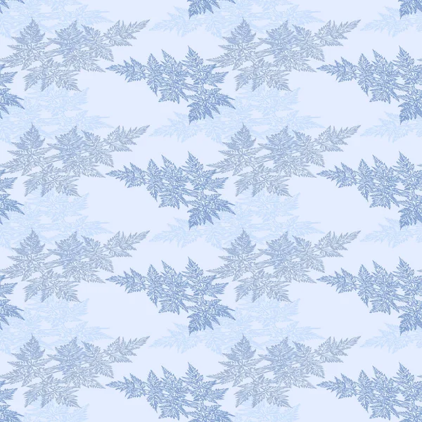 Seamless Botanical Pattern Trendy Blue Color Classic Blue Color Year — Stok fotoğraf