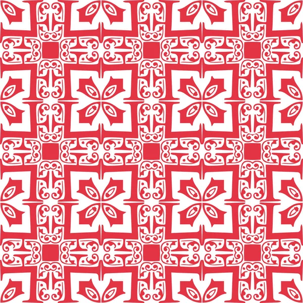 stock image Seamless pattern in the trendy red color of 2023. The tiles can be combined with each other.