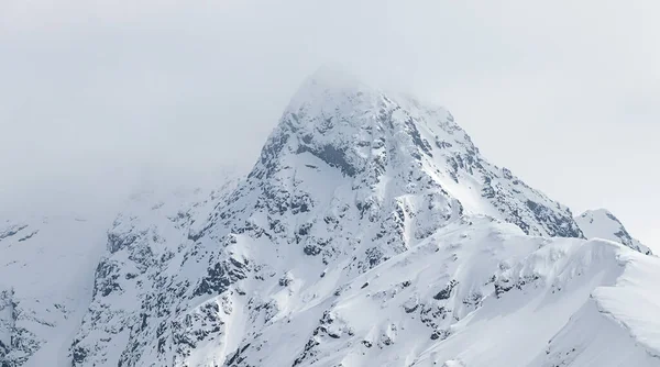 Зимовий Пейзаж Горах Татри Польща — стокове фото