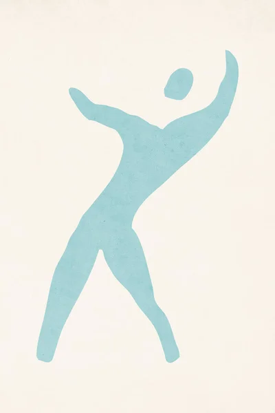 Art Abstrait Inspiré Travail Matisse Art Contemporain Esthétique Illustration — Photo