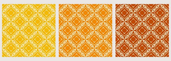 Set of 3 modern seamless fabric pattern, abstract print on carpet, floor, weaving pattern. 