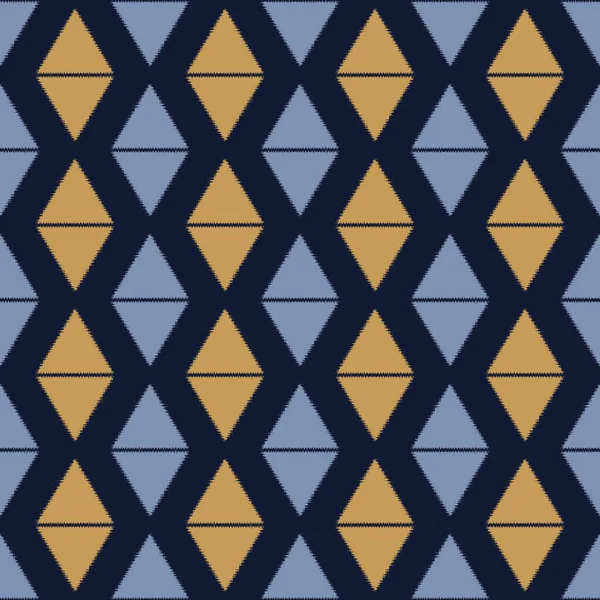 Pola Geometris Ikat Tak Berjahit Desain Latar Belakang Untuk Karpet — Stok Foto