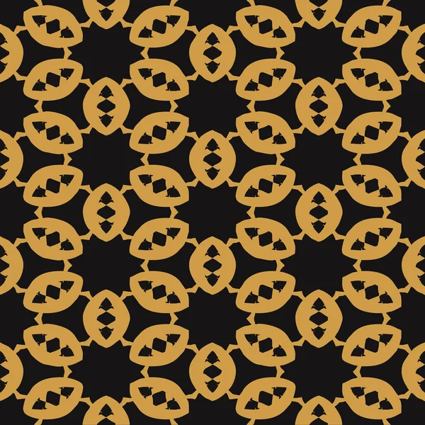 Stock image Seamless golden pattern in Art Deco style on a dark background. Design for paper, cover, fabric, home decor.