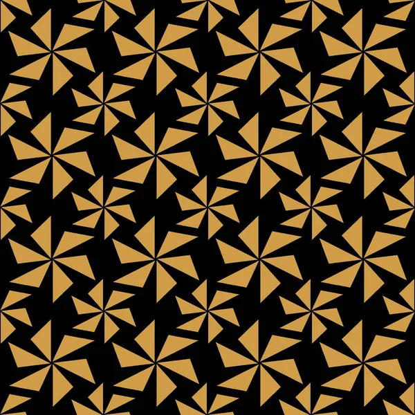 Seamless Golden Pattern Art Deco Style Dark Background Design Paper — Stock Photo, Image