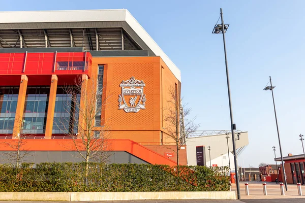 Liverpool Inglaterra Marzo 2022 Liverpool Anfield Stadium Inglaterra — Foto de Stock