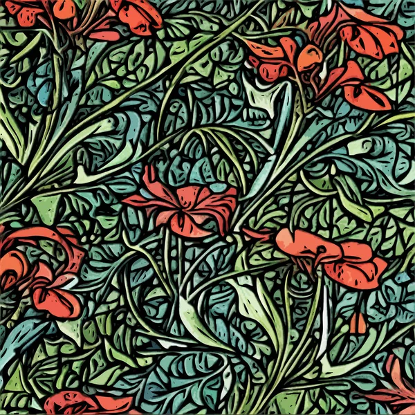 Współczesny Plakat Formuła Botaniczna Dekoracja Ścian Wystrój Wnętrz Ilustracja Drukowana — Zdjęcie stockowe