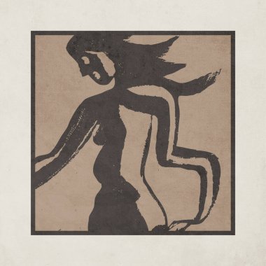 Grafiklerde kullanmak için, baskı, kumaş deseni için soyut illüstrasyon. Matisse 'in çalışmalarından esinlenerek