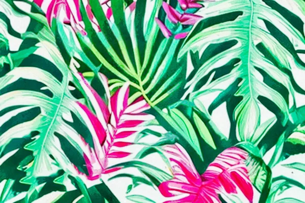 水彩画 印刷可能な植物図 布パターン グラフィックアートで使用するための — ストック写真