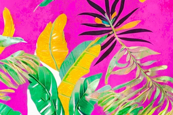 Aquarelleren Printable Botanische Illustratie Stof Patroon Voor Gebruik Grafische Kunst — Stockfoto