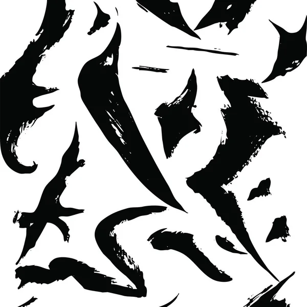 Ilustração Abstrata Preto Branco Design Para Roupas Têxteis Decorações Parede — Fotografia de Stock
