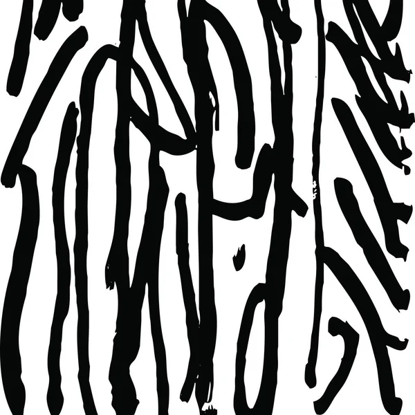 Black White Abstract Illustration Design Clothes Textiles Wall Decorations — Stock Photo, Image