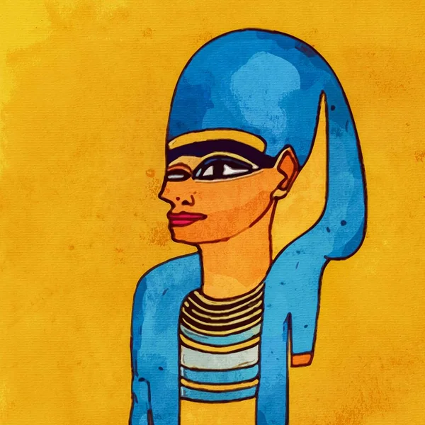 Starověké Egyptské Pozadí Egyptský Hieroglyf — Stock fotografie