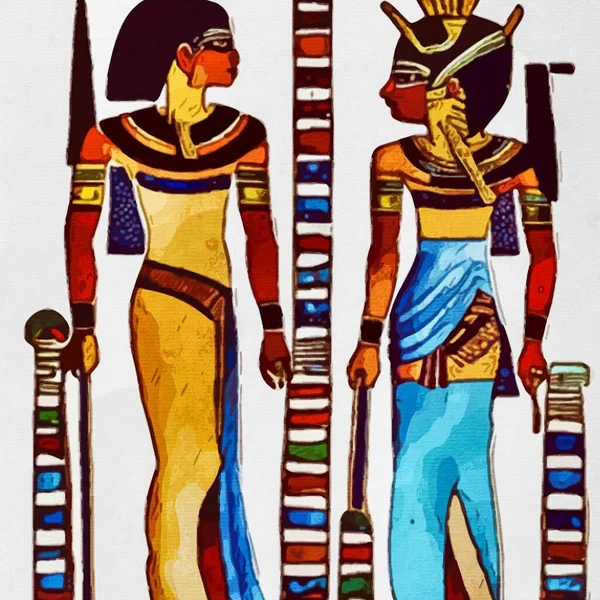 Eski Mısır Arka Planı Mısır Hiyeroglifleri — Stok fotoğraf
