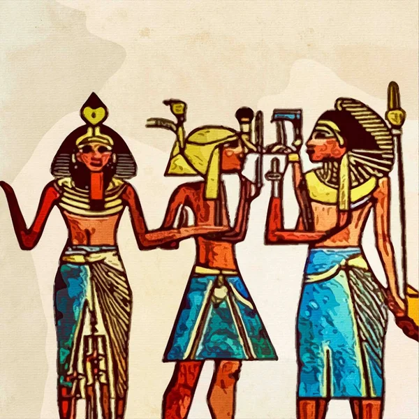 Ancient Egypt Background Egyptian Hieroglyph — стокове фото