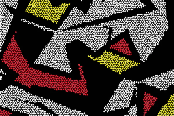 Abstracte Illustratie Geometrische Vormen Ontwerp Van Kleding Textiel Wanddecoraties — Stockfoto