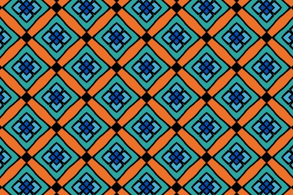 Värikäs Itämainen Kuvio Tekstiileille Tapetti Käytettäväksi Grafiikassa Synnyttänyt — kuvapankkivalokuva