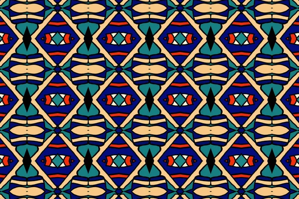 Färgglada Orientaliska Mönster För Textilier Tapeter För Användning Grafik Genererat — Stockfoto