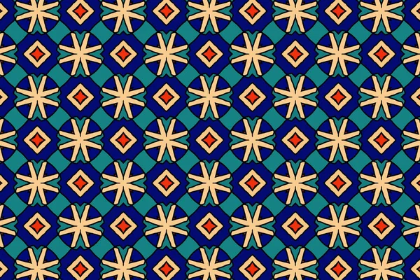 Padrão Oriental Colorido Para Têxteis Papel Parede Para Uso Gráficos — Fotografia de Stock