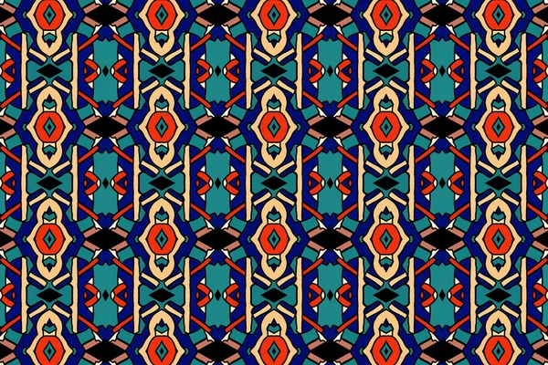 Patrón Oriental Colorido Para Textiles Papel Pintado Para Uso Gráficos —  Fotos de Stock