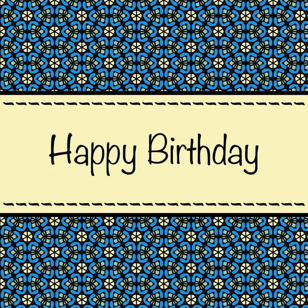 stock image Happy Birthday card design