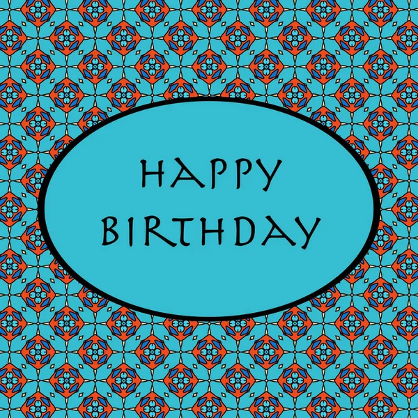 Boldog Születésnapot Kártya Tervezés — Stock Fotó