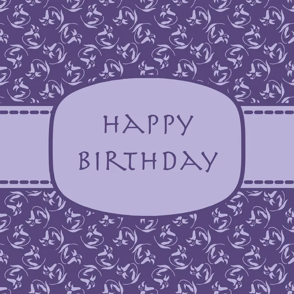 Happy Birthday Greeting Card Party Invitation Templates — Stock Photo, Image