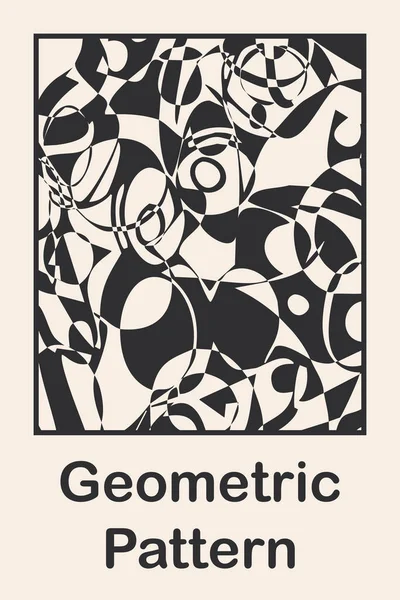 印刷可能なミニマリストイラスト バウハウスの幾何学的背景デザイン 抽象的なカバーテンプレート — ストック写真