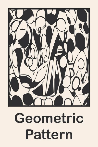 Basılabilir Minimalist Illüstrasyon Bauhaus Geometrik Arkaplan Tasarımı Soyut Kapak Şablonları — Stok fotoğraf