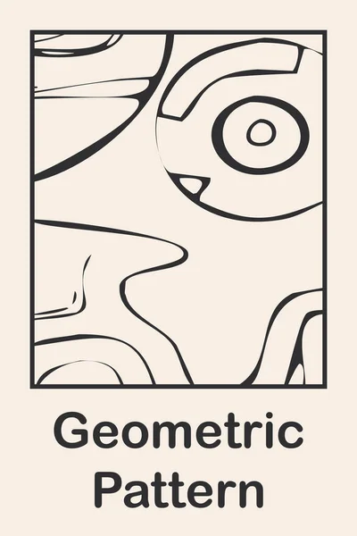 Printable Minimalist Illustration Bauhaus Geometric Background Design Abstract Cover Templates — Stock Photo, Image