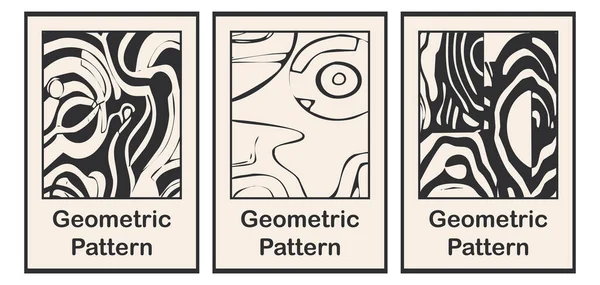 Készlet Nyomtatható Minimalista Illusztráció Bauhaus Geometriai Háttér Tervezés Absztrakt Borító — Stock Vector