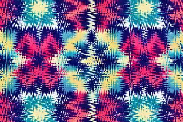 Abstract Background Ikat Technique Use Materials Graphics — Stock Photo, Image