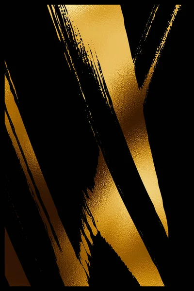 Fundo Dourado Abstrato Modelo Design Para Convite Web Banner Aniversário — Fotografia de Stock