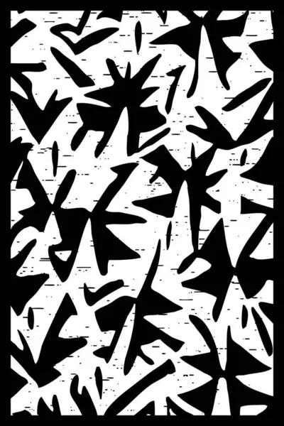 Абстрактний Чорно Білий Візерунок Геометричні Фігури Використання Графіці — стокове фото