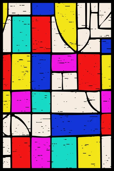可打印的简约图解 Bauhaus几何背景设计 抽象盖模板 — 图库照片