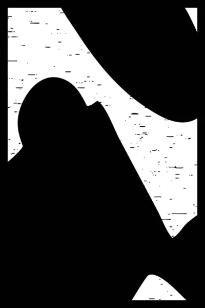 Patrón Abstracto Blanco Negro Formas Geométricas —  Fotos de Stock