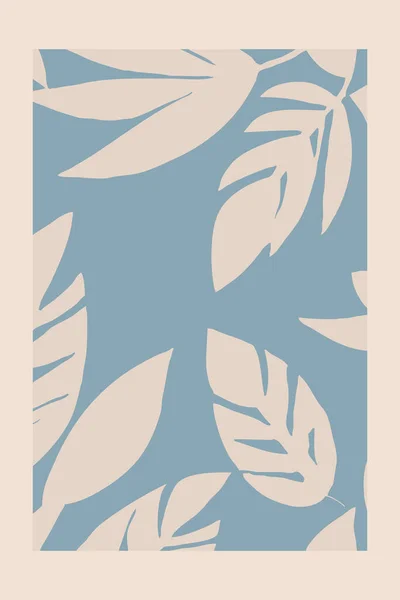 Друкована Ботанічна Ілюстрація Натхненна Роботами Морріса — стокове фото