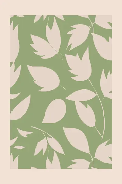 Ilustração Botânica Imprimível Inspirada Trabalho Morris — Fotografia de Stock
