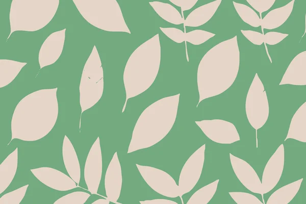 Minimalistyczne Tło Wzorem Botanicznym — Zdjęcie stockowe