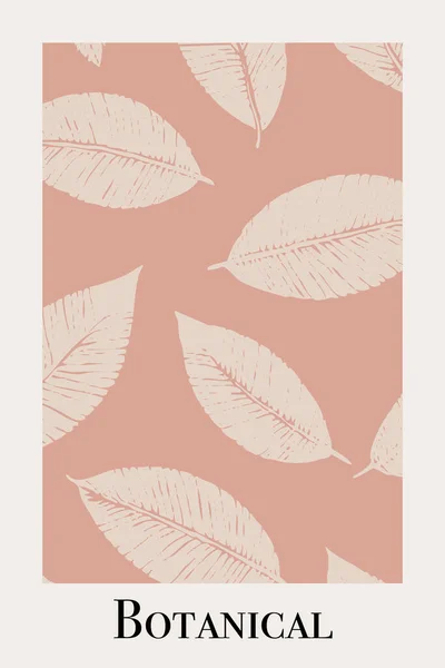 モリスの作品に触発された印刷可能な植物のイラスト — ストック写真